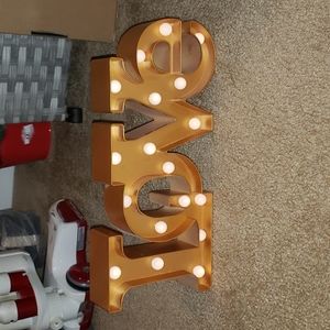 COPY - Love light up decor